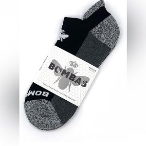 3 pack  bombas original ankle socks grey charcoal